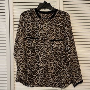Zara Leopard Top